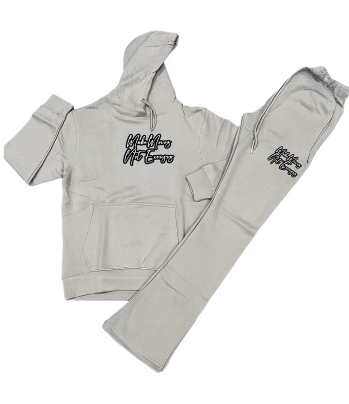 MakeMovesNotExcusez Stacked Unisex Sweatsuit