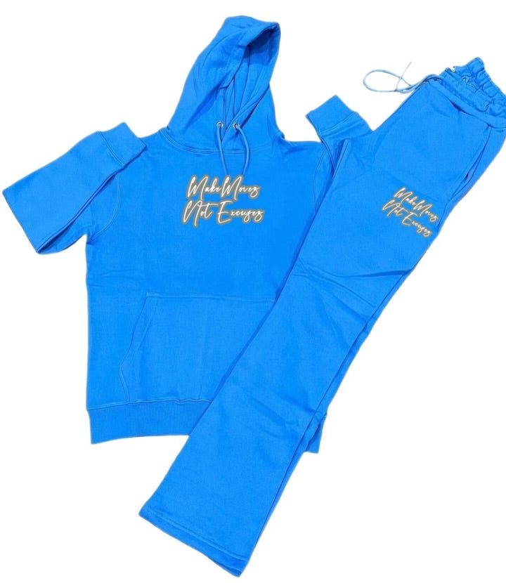 MakeMovesNotExcusez Stacked Unisex Sweatsuit