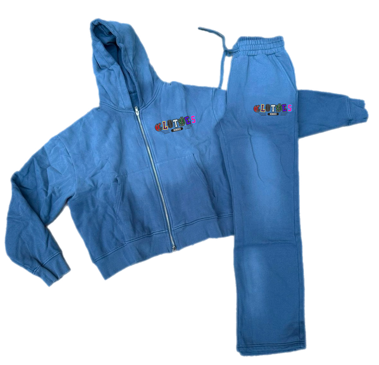 ClothesMinded Heavyweight Stacked Acid Washed Sweatsuits
