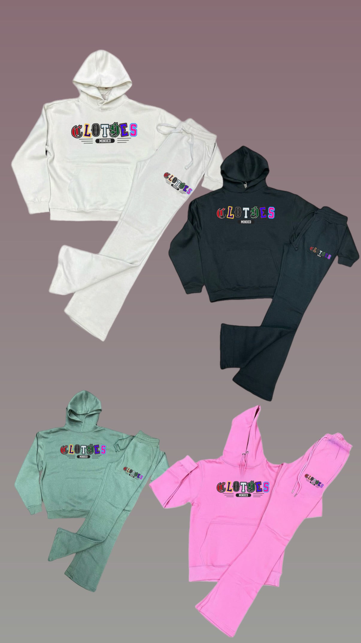 ClothesMinded Premium Stitched Sweatsuits