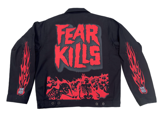 Twenty4Seven"Fear Kills" Signature Unisex Mechanic Jacket