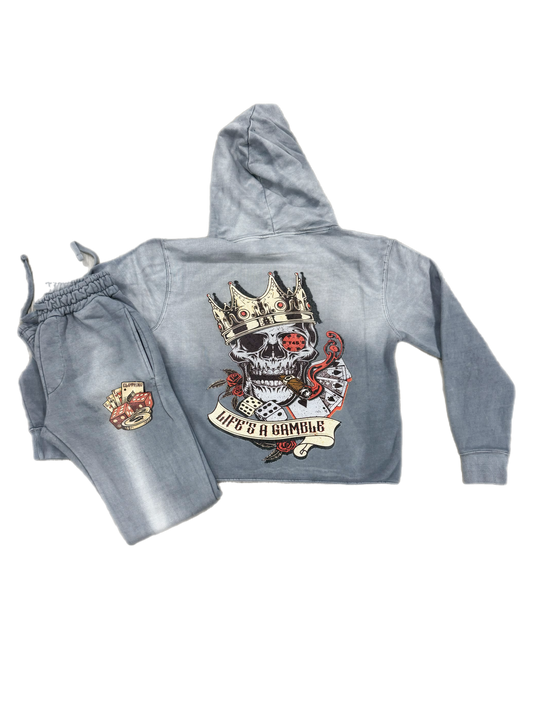 Twenty4Seven "Life's A Gamble" Heavyweight Stacked Sweatsuit